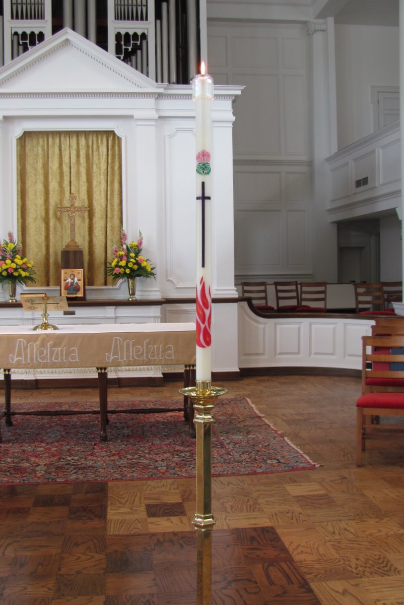 Thoughts from the Sheepfold The Paschal Candle in our Church