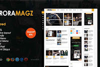 Auroramagz Responsive Blogger Template