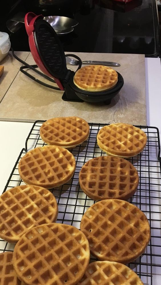 Keto Cream Cheese Waffles Toaster Size easy booking