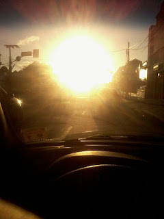 Here comes the sun. E eis nosso astro-rei!