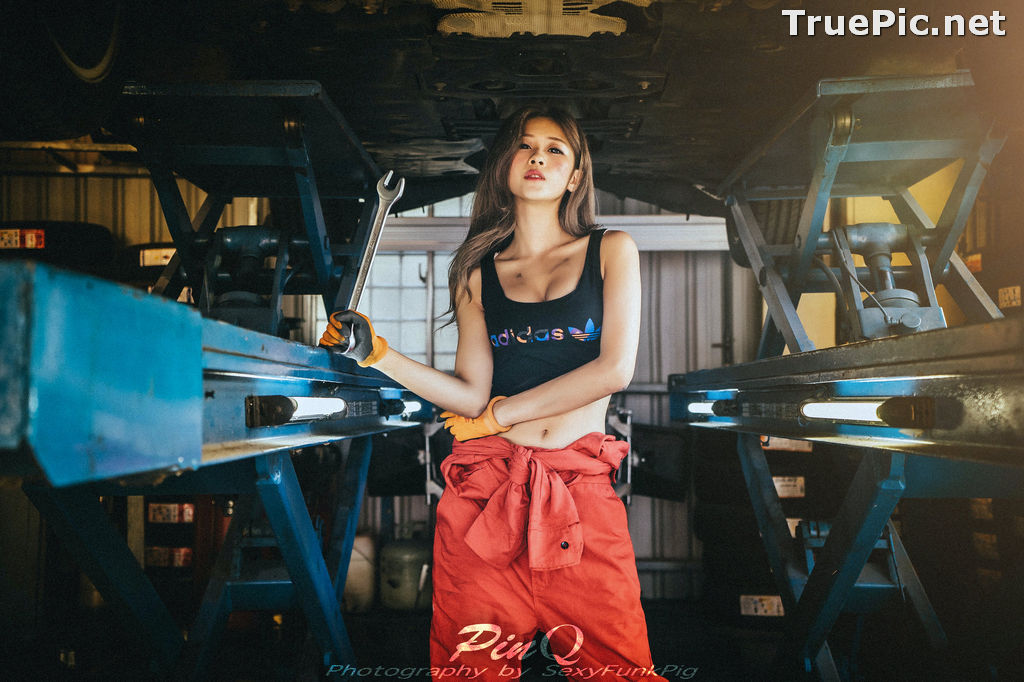 Image Taiwanese Model - PinQ憑果茱 - Hot Sexy Girl Car Mechanic - TruePic.net - Picture-44