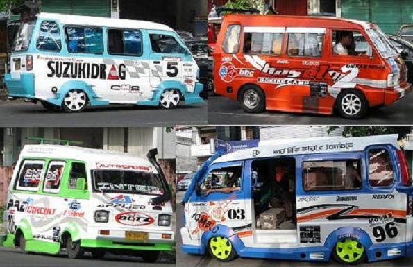 Kumpulan Gambar Modifikasi Mobil Angkot Unik