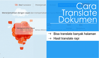 cara translate dokumen yang mempunyai banyak halaman