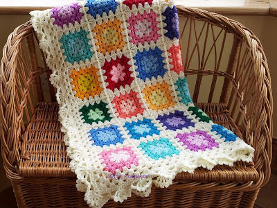 CROCHET GRANNY SQUARES BABY BLANKETS – Only New Crochet Patterns
