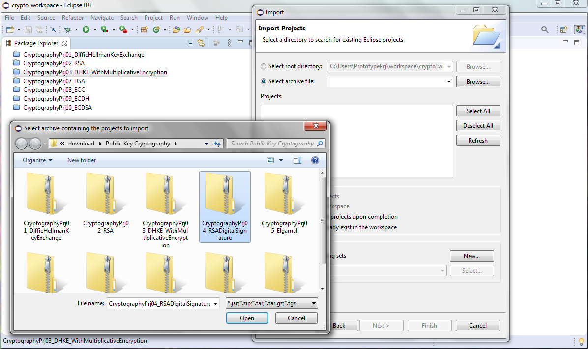 Prototype Project RSA Digital Signature w/ JAVA