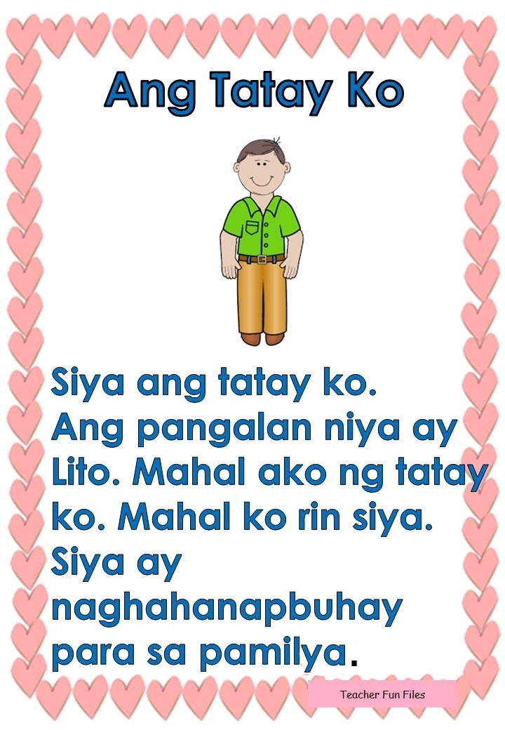 Teacher Fun Files Tagalog Reading Passages 14
