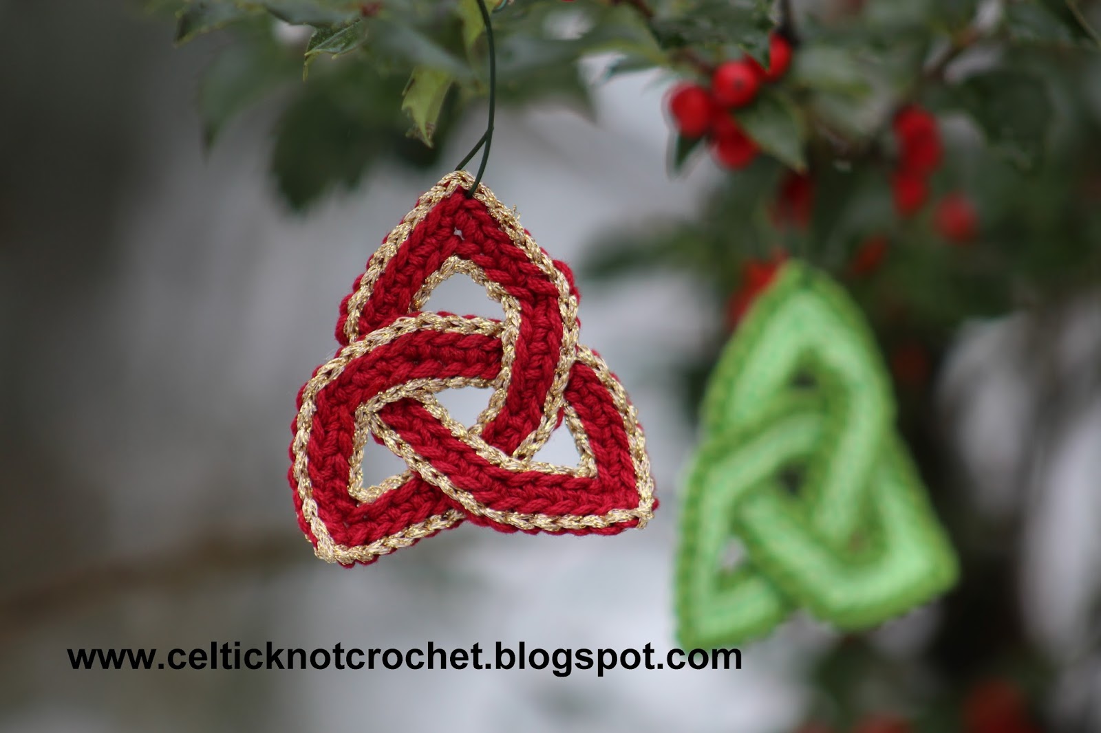 Celtic Knot Crochet Trinity Knot Christmas Tree NEW Celtic Knot pattern