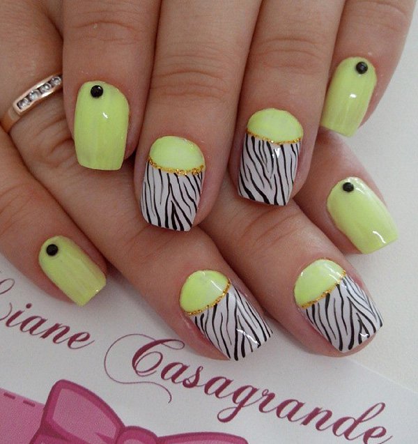Some "In Trend" Half Moon Nail Art Ideas To Try Some "In Trend" Half Moon Nail Art Ideas To Try