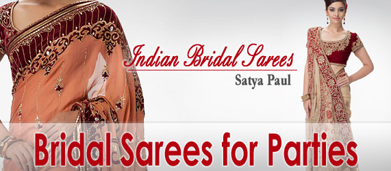 Bridal Sarees | Indian Bridal Sarees | Bridal Sarees for Parties | Bridal Party Wear Sarees