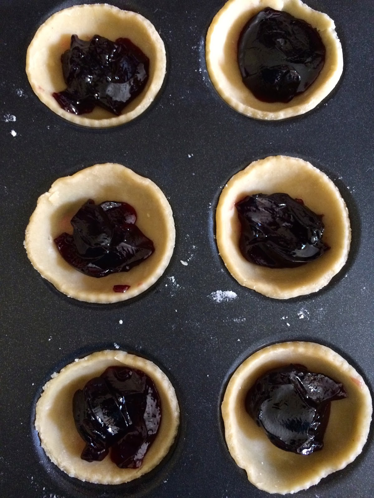 In Her Own Little World Blackberry Jam Tarts