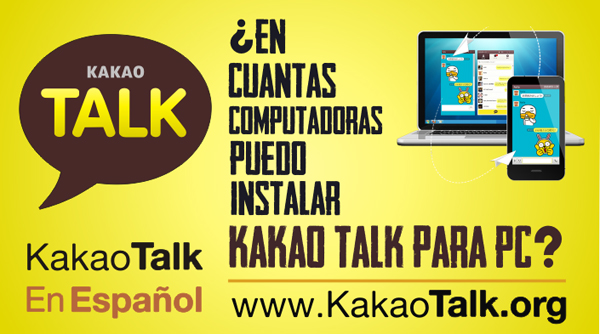 En cuantas computadoras puedo instalar Kakao Talk para PC