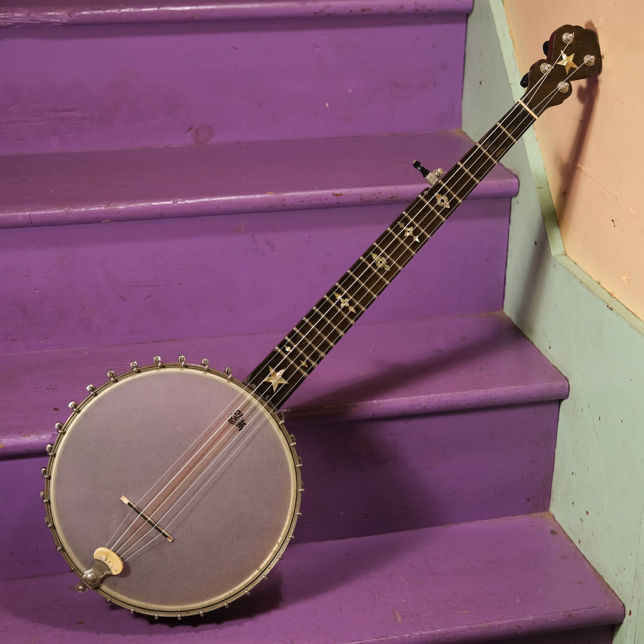 1890s Dobson (Buckbeemade) Victor Professional 5String Openback Banjo