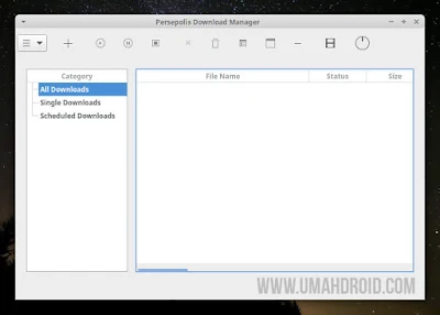 Tampilan Persepolis Download Manager
