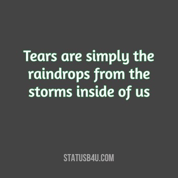 Best Tears Status Status in English for Whatsapp