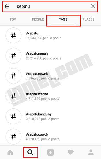 Cara Mencari Hashtag Populer Instagram