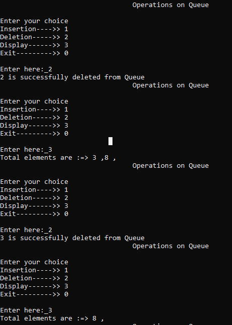 queue program in c | Tech With Code - Tech With Code