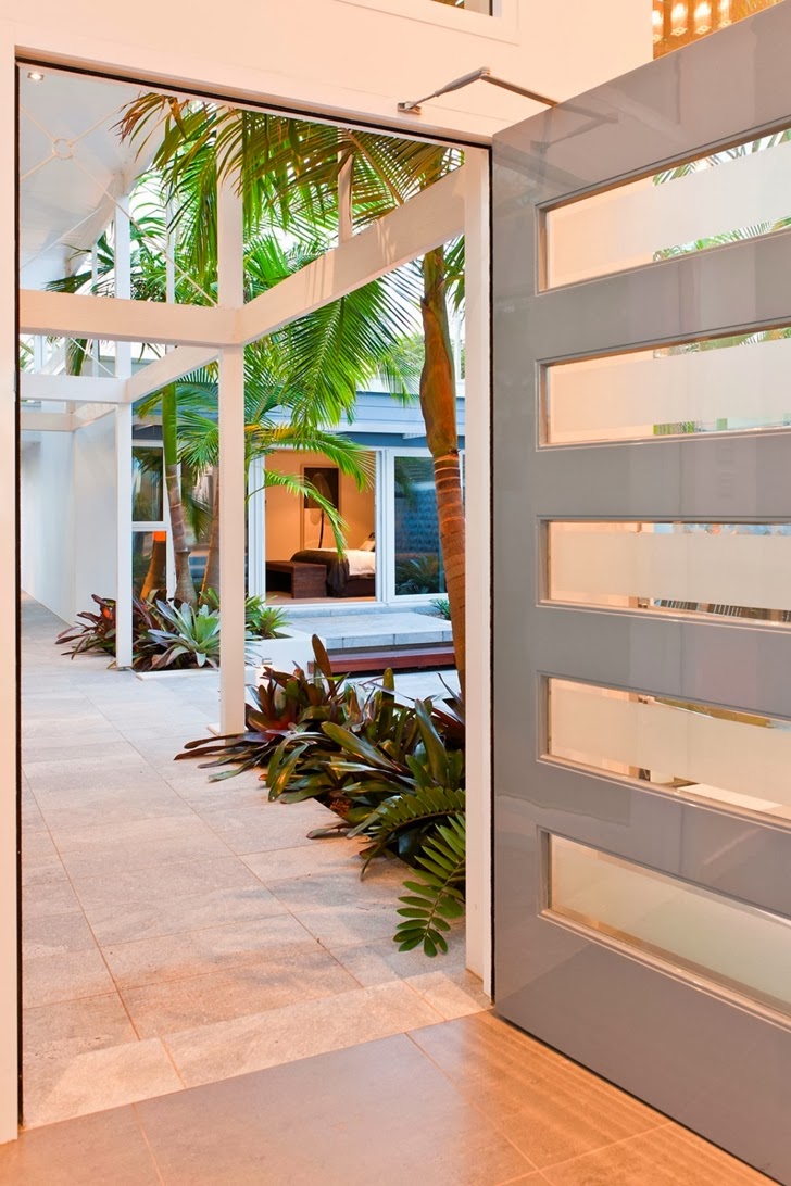 Facade in Coastal Oasis landscape project by Urban Exotic