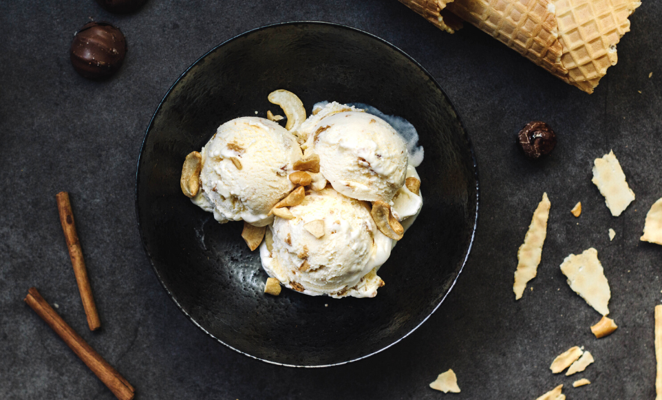 Buttermilk Peach Ice Cream