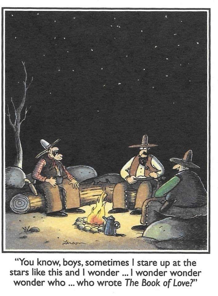 Mystery Fanfare Cartoon of the Day Who Wrote the Book of Love?