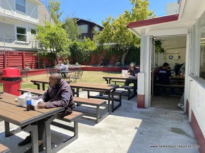 outdoor seating at The Smokehouse in Berkeley, California
