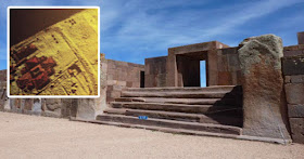 Resultado de imagen de ciudad subterrÃ¡nea preincaica en el centro ceremonial de Tiwanaku