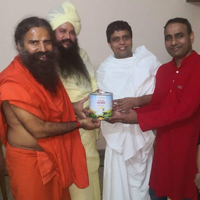 Dr Ashok from Dr Ayurveda Official with Swami Ramdev