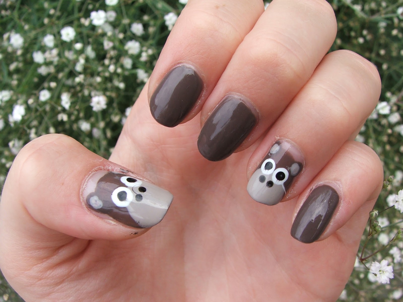 8. Sock Monkey Nail Designs for Short Nails - wide 10