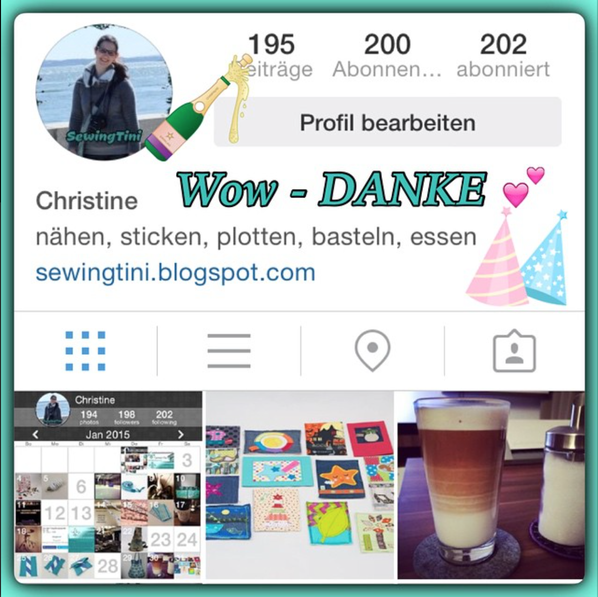 DANKE ihr Lieben für 100+ follower