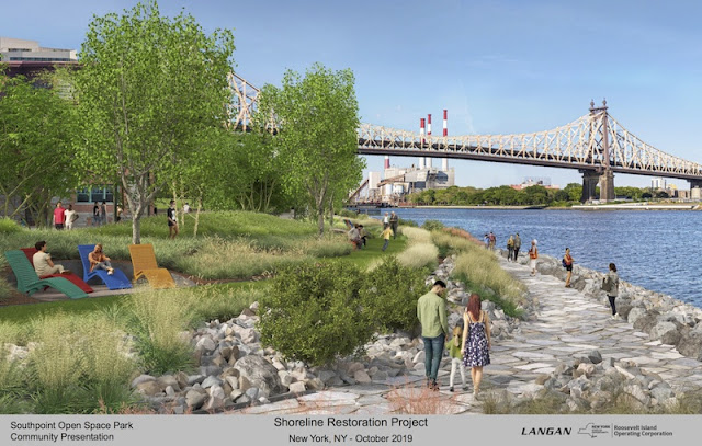 Roosevelt Islander Online Roosevelt Island Southpoint Park Shoreline Reconstruction Project To Repair Decaying Seawall And Provide Public Access To Waterfront Draws Petition Opposing Project As Destroying Wildlife And Native Plant Habitats