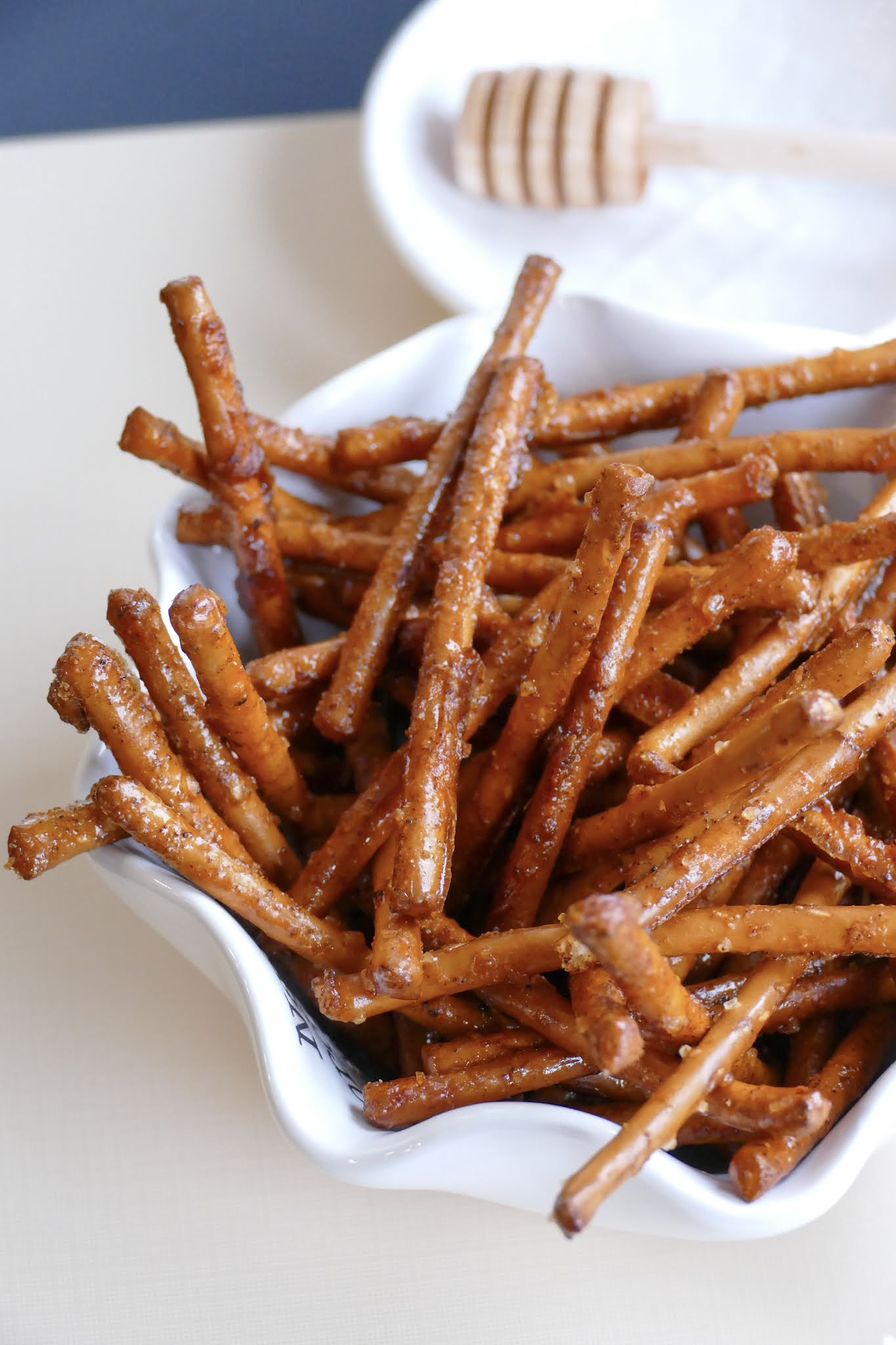 5 Ingredient Baked Honey Spiced Pretzels Recipe