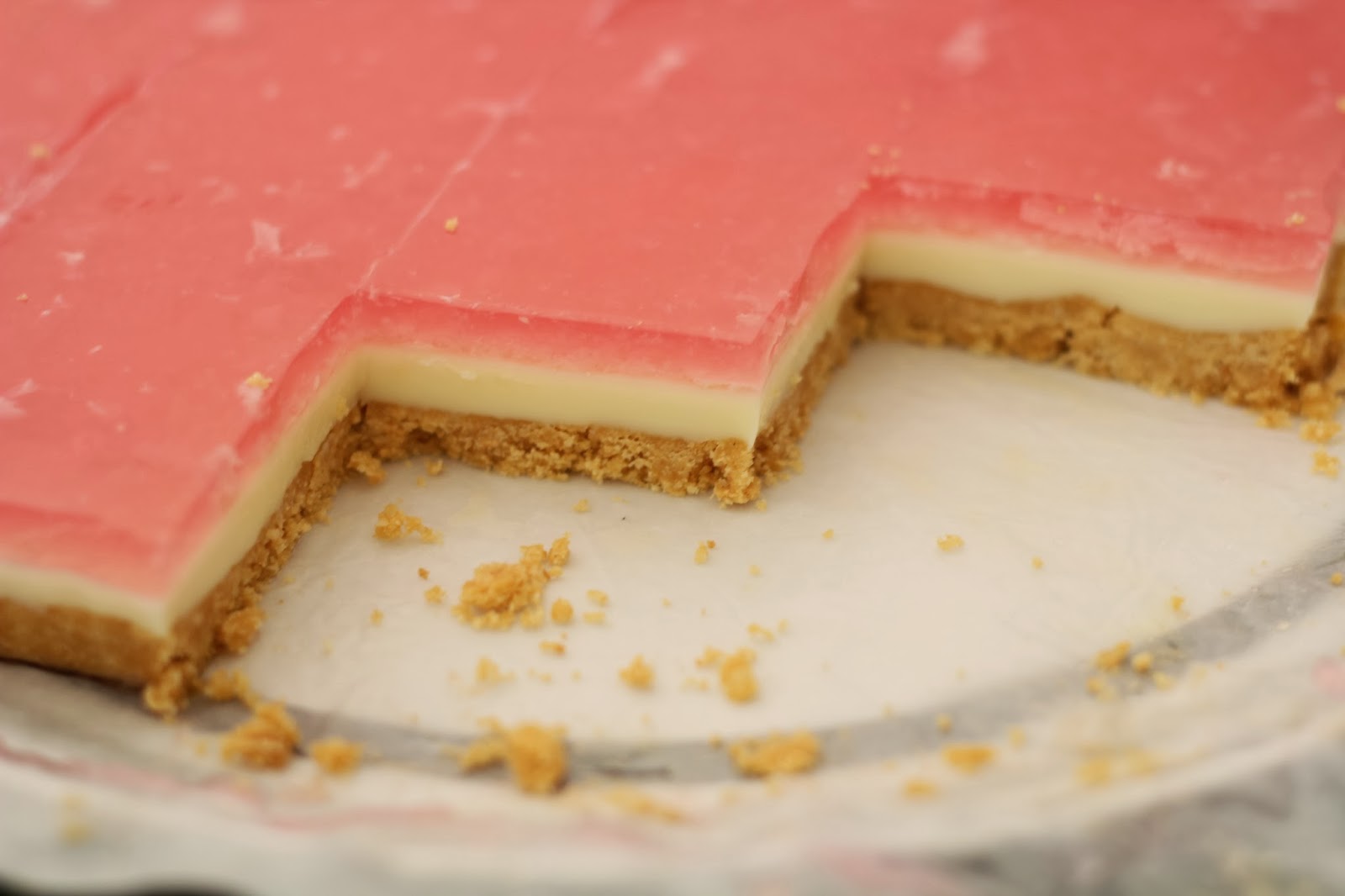 Spoonful of sugar Life's little temptations Strawberry jelly slice