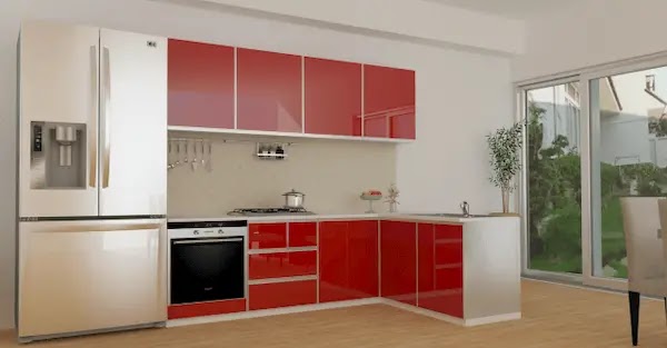 مطبخ المنيوم تصميم مطبخ المنيوم