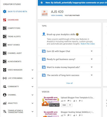 creator studio classic youtube creator studio classic youtube
