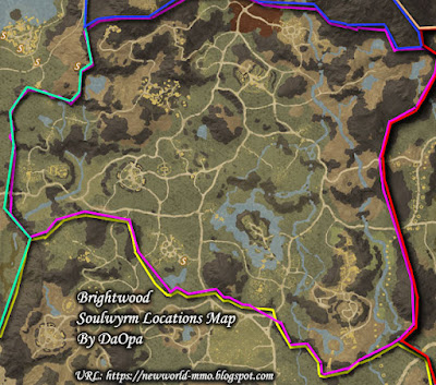 Brightwood soulwyrm locations map