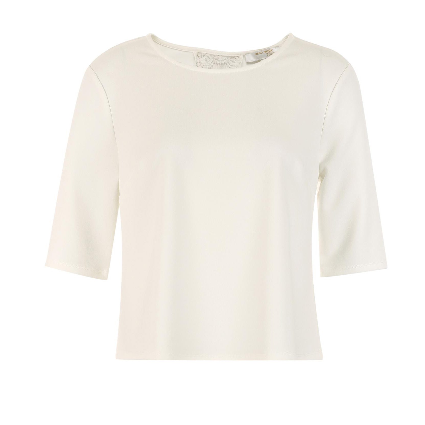 Áo thun co giãn khâu ren VERO MODA