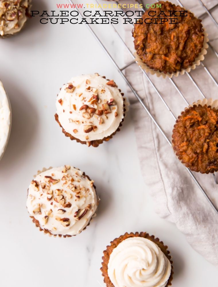 Paleo Carrot Cake Cupcakes Recipe