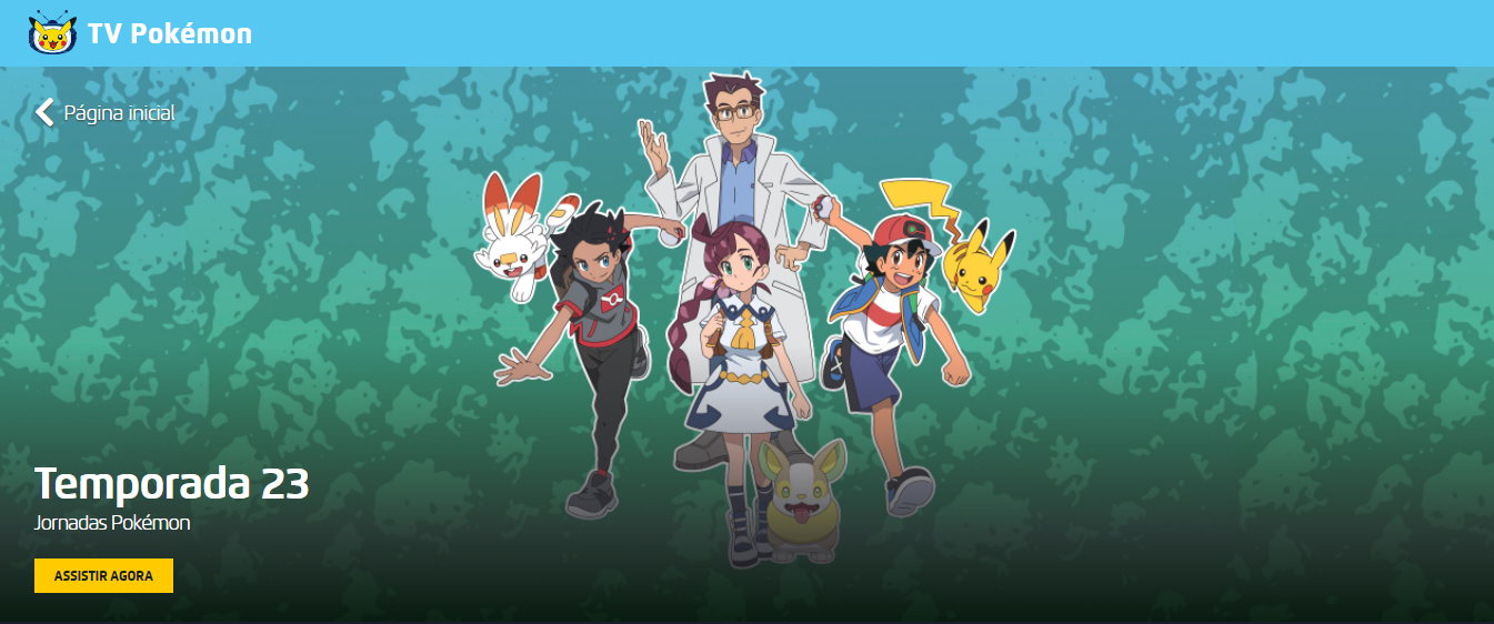 Jornadas Pokémon - Episódios Dublados Estão Disponíveis Online na TV Pokémon