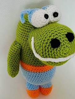 PATRON GRATIS COCODRILO AMIGURUMI 40847