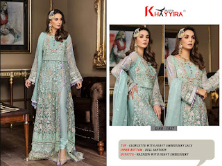 Khayyira Maryam`s Gold Pakistani Suits Latest Collection 