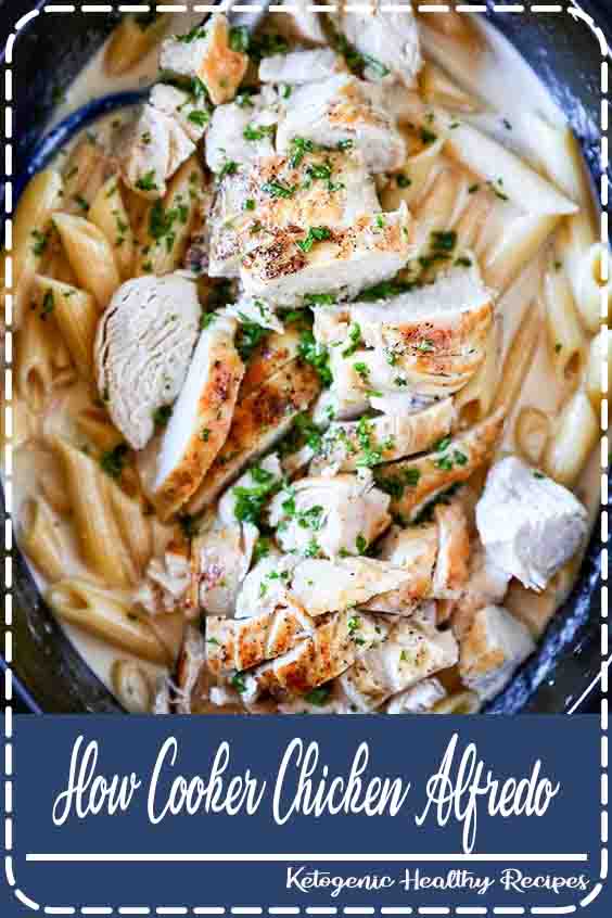 Slow Cooker Chicken Alfredo Amazing Recipes Foods