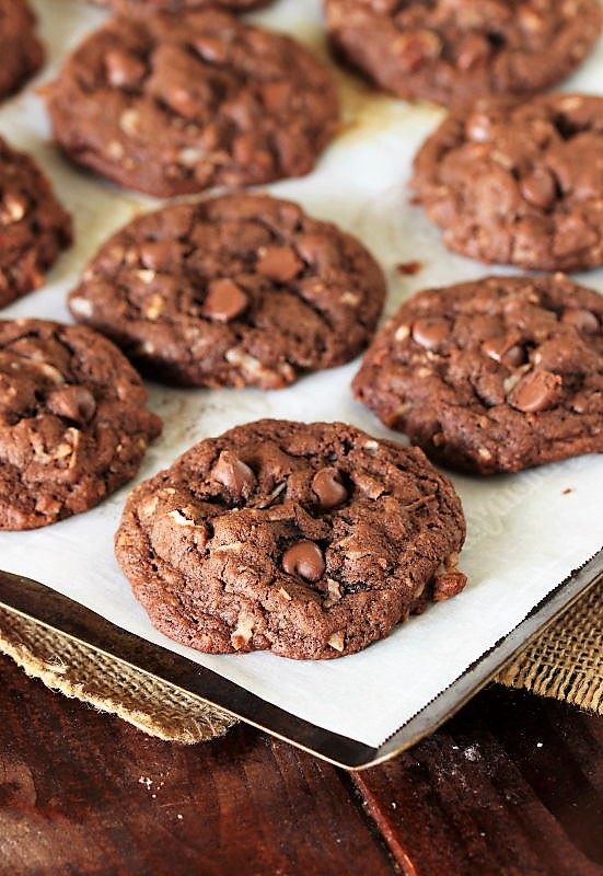 my kitchen world tour German Chocolate Fleck Cookies