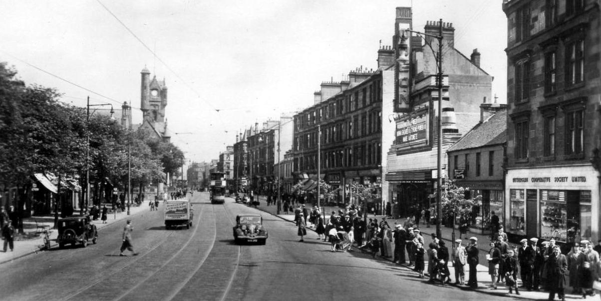 Tour Scotland Photographs Old Photographs Main Street Rutherglen