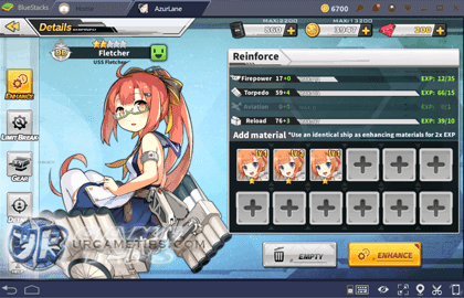 Azur Lane: Enhancing Ship Girls