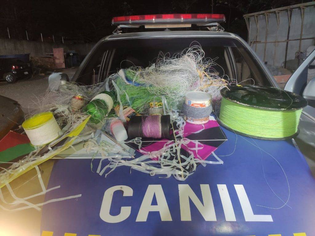 Carretéis de linha chilena e Cerol são apreendidos em Marabá Portal Pebão