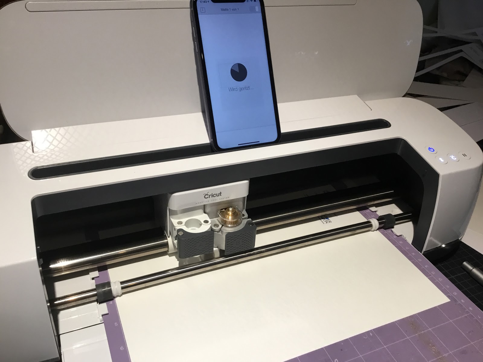 PapierSchereStoff Anleitung zum Klappkarten schneiden mit dem Cricut Maker für die Cricut Joy