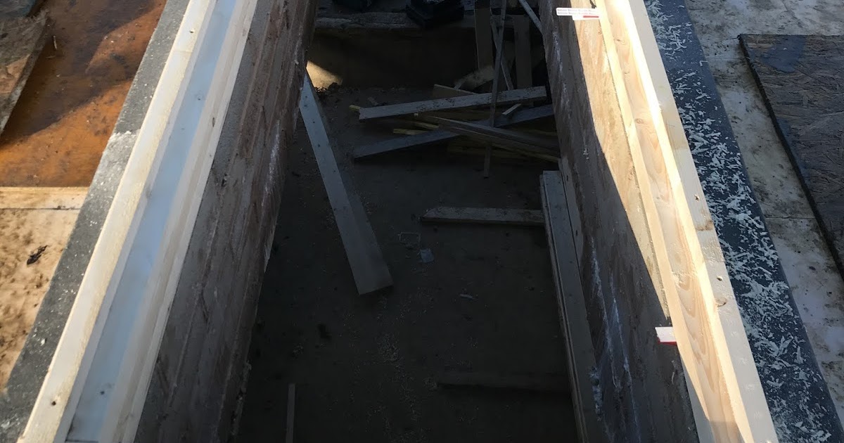 Roof apertures ready for skylights