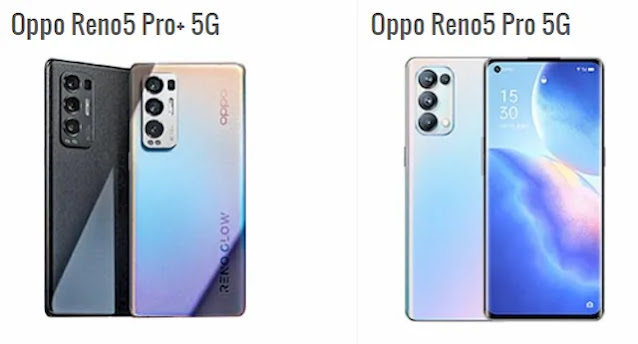 الفرق بين Oppo Reno5 Pro+ و Reno5 Pro
