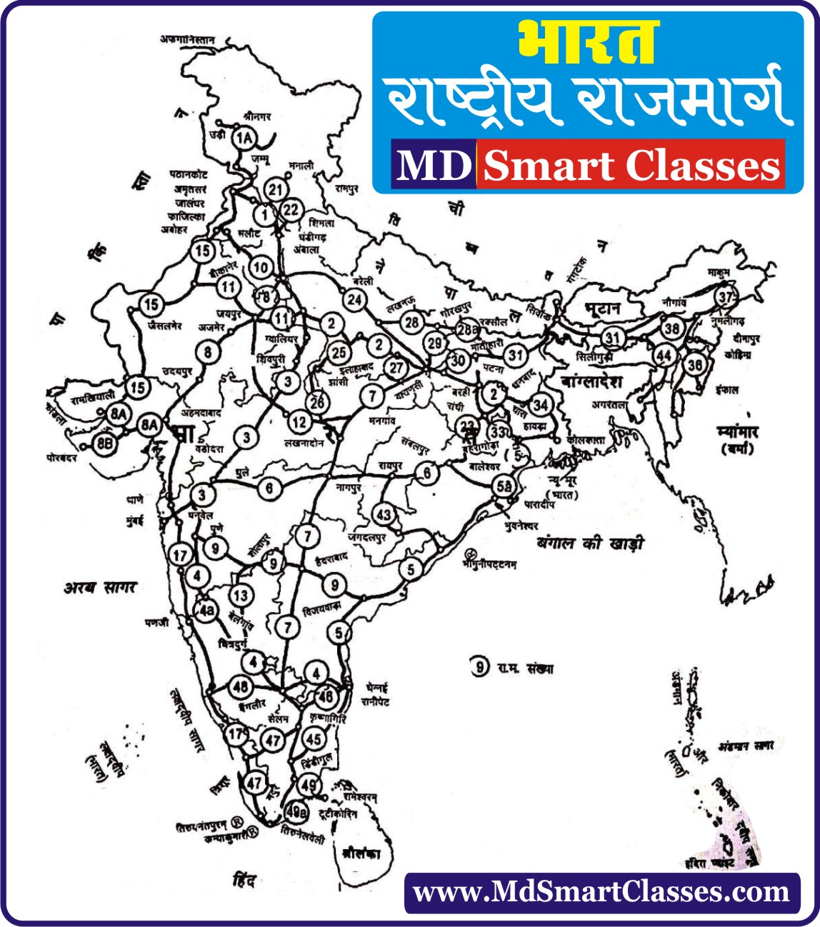 National Highways In India List National Highways In India List