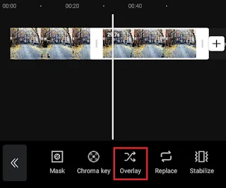 make the second video as an overlay