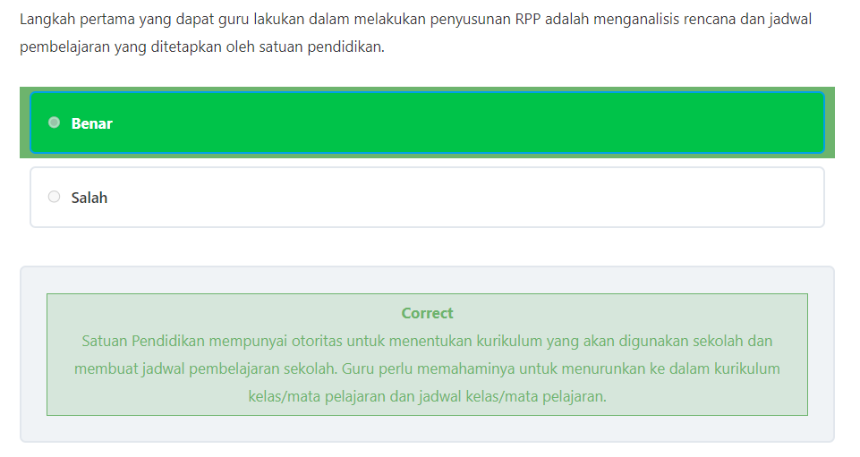 Kuis Rancangan Pembelajaran Kelas Mata Pelajaran Dan Kunci Jawaban - Beragam Informasi